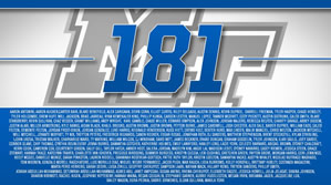 graphic of 181 student names