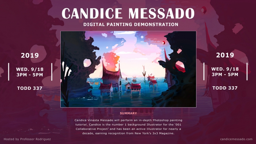 Candice Messado–Digital Painting Demonstration