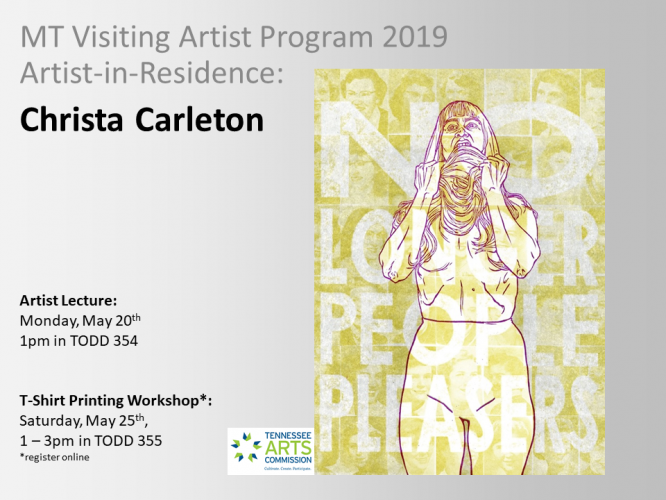 Middle Tennessee Visiting Artist Program / Artist Residency / Christa Carleton