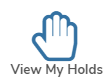 View My Holds logo
