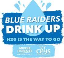 Blue Raiders Drink Up logo
