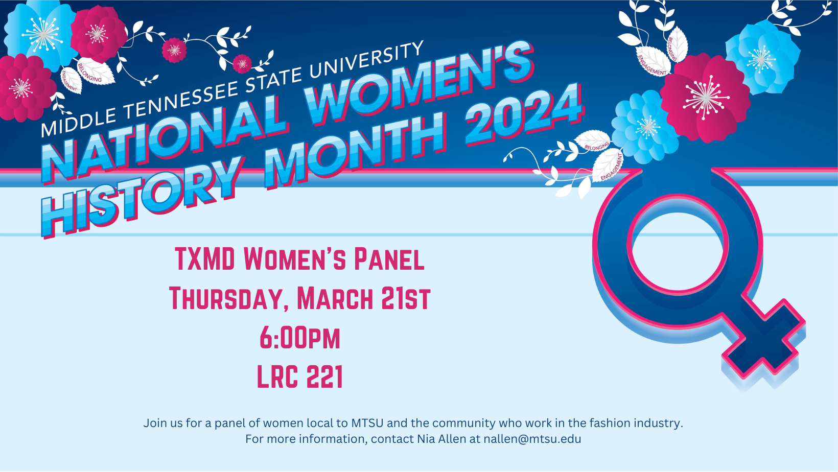TXMD Women's Panel