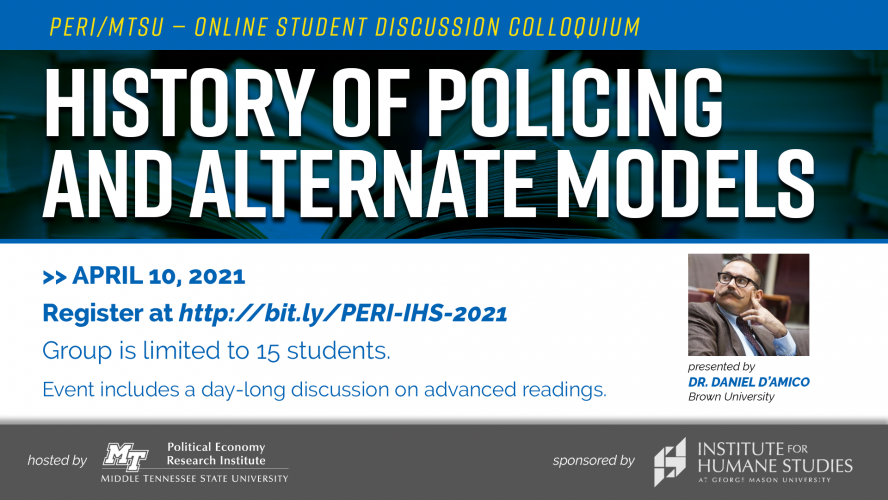 History of Policing and Alternate Models