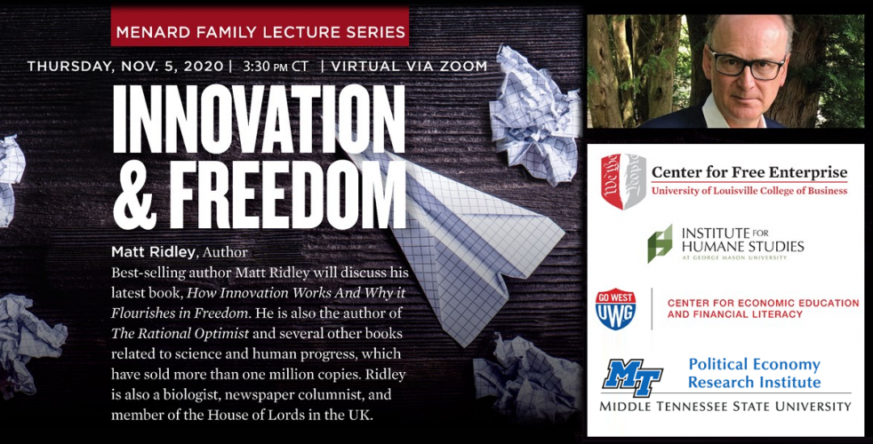 Innovation & Freedom with Matt Ridley