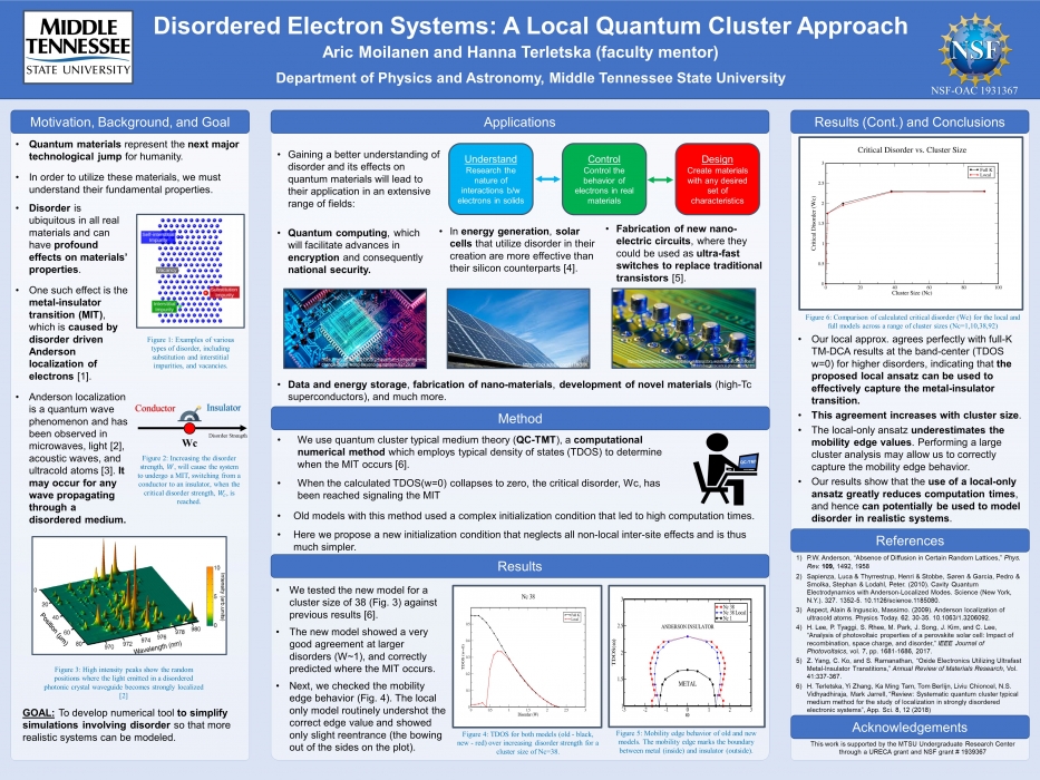 Disordered Electron Systems: A Local Quantum Cluster Approach