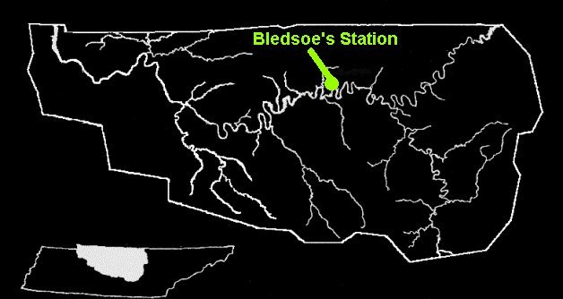 Bledsoe's Station Map