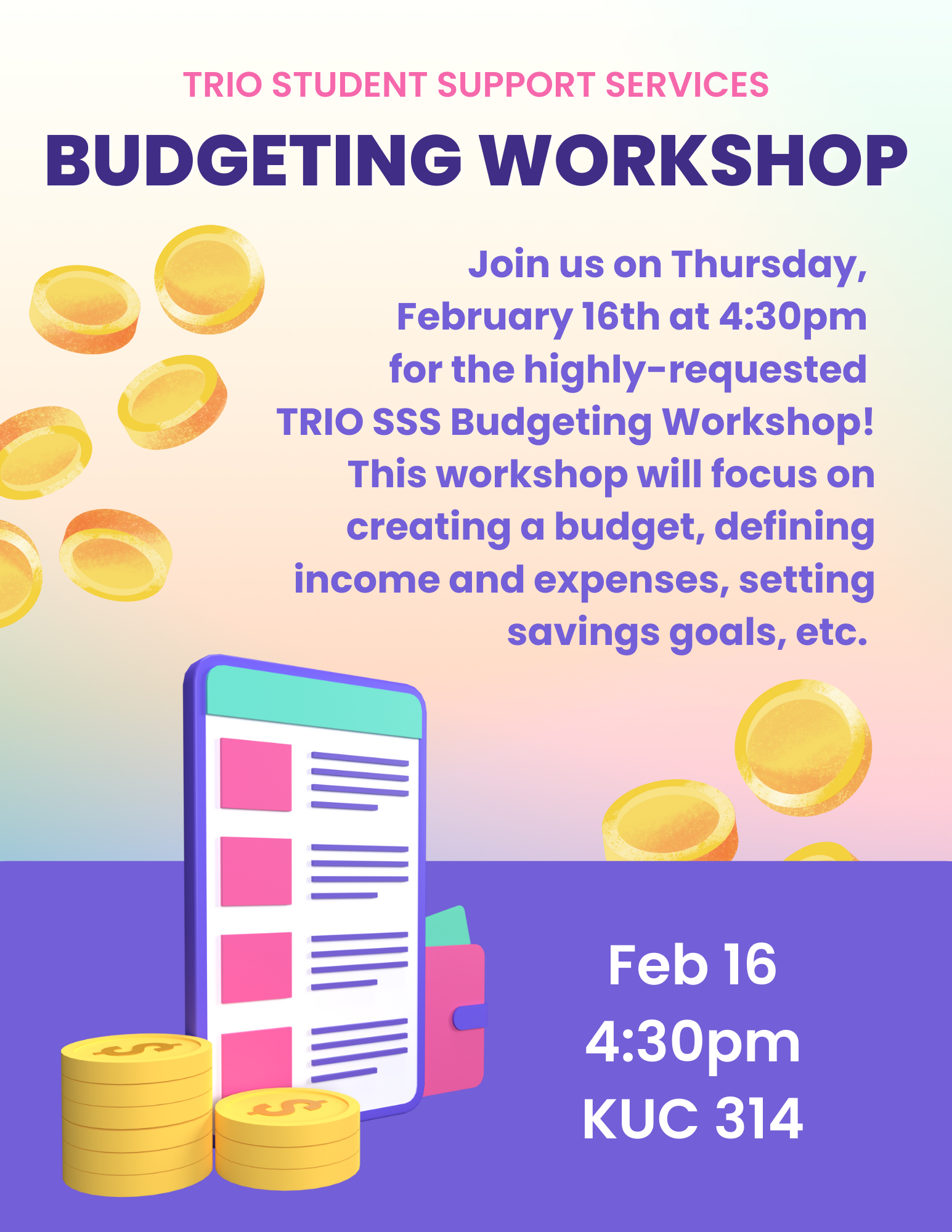 Budgeting workshop - Spring 2023
