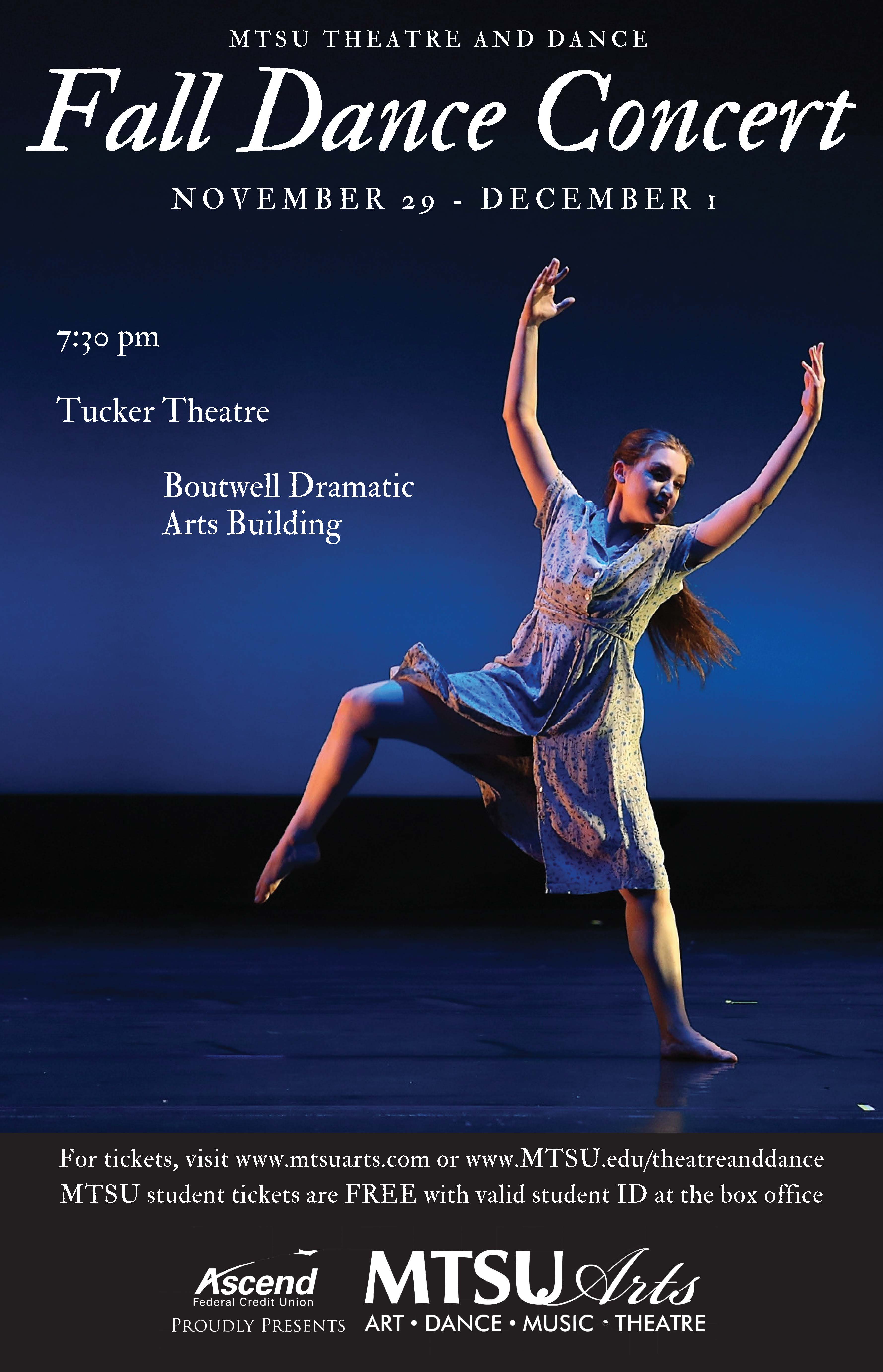 Fall Dance Concert | Middle Tennessee State University