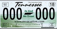 TN License Plate