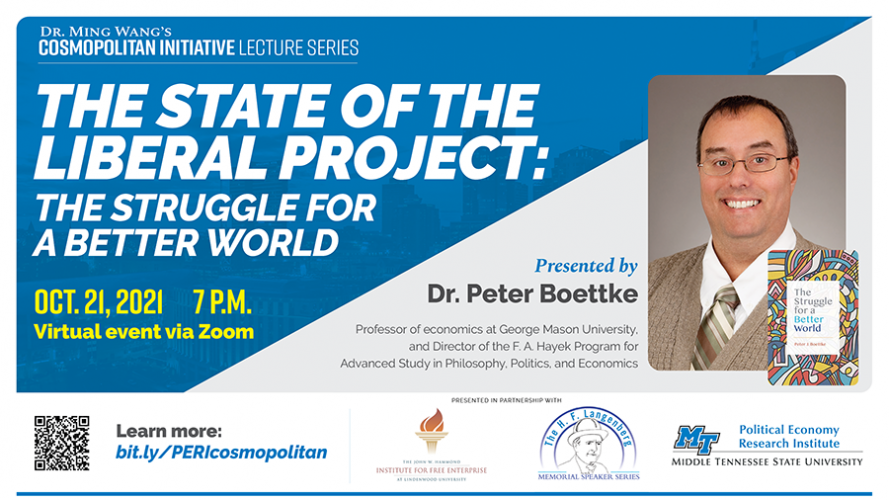 Dr. Ming Wang's Cosmopolitan Initiative Lecture Series: 